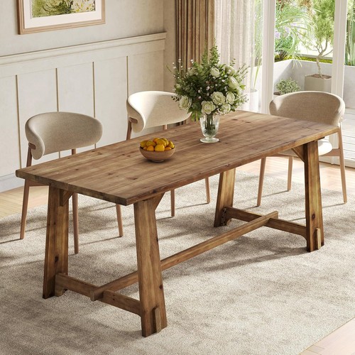 120cm solid wood - wood, table
