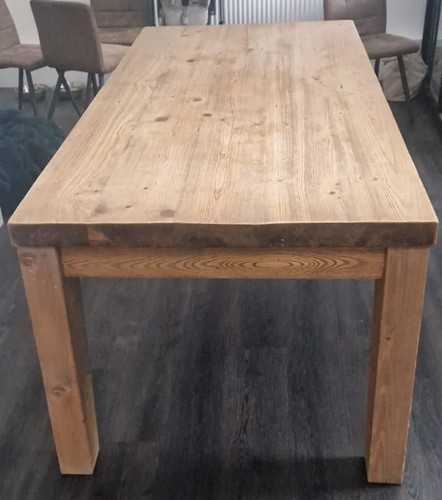 Solid wood dining table - dining, 6