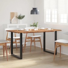 WALPLUS Dining Table Rustic