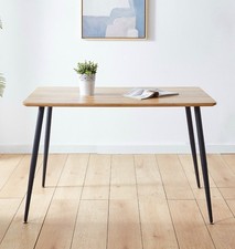 Small Dining Table, Brown Oak