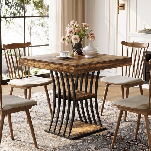 80cm square dining table - dining,