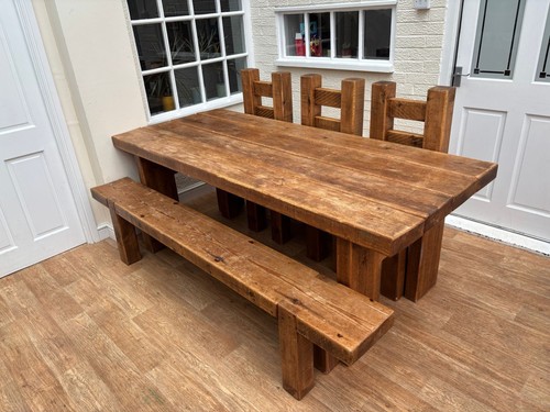 Solid wood dining table - solid,