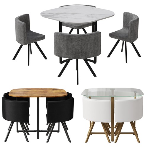 Dining table and chairs - table, set