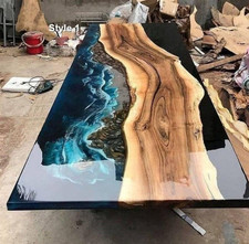 Walnut Epoxy Resin River Table