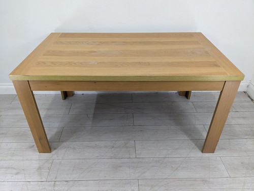 Dining table oak effect - oak, wood