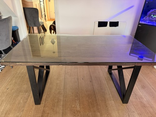 Industrial solid wood glass - industrial,