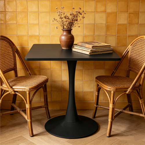 Wooden square dining table - wooden,